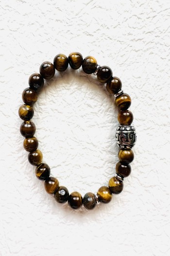 Pulsera de ojo de tigre unisex