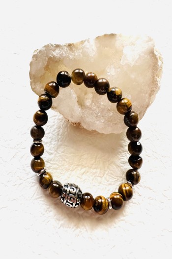 Pulsera de ojo de tigre unisex 2